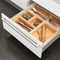 Compact 6-Pack Bamboo Storage Box Set for Bathroom, Office & Tea Storage & Cutlery & Drawer