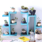 Multi-Tier Wooden Desktop Small Flower Stand Office Balcony Bay Succulents Rack Flower Pot Plant Shelf