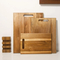 Hot Selling Acacia Wood Cutting Board Set of 3 with Holder