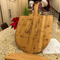 Wholesale Large Solid Wood 22X14 Inch Bamboo Bread Board Pizza Board with Handle