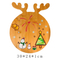 Solid Wood UV Printing Christmas Charcuterie Board for Meat Fruit Crackers Dessert Snack