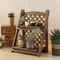 2 Tier Folding Wooden Flower Stands Plant Display Shelf Storage Rack Ladder Stand Rack