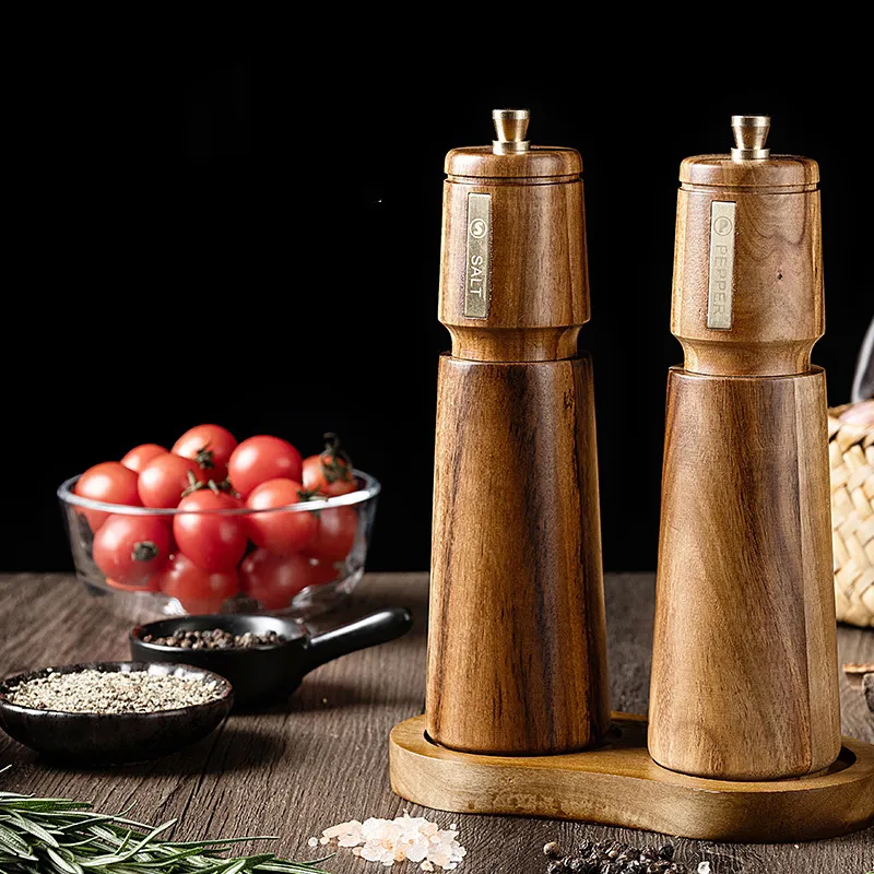 Manual Pepper Mill Pepper Grinder Set for Sea Salt and Spice