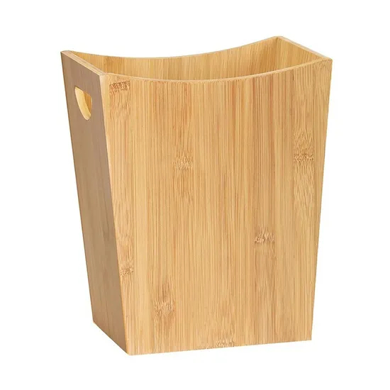 Environment - Friendly Bamboo Trash Can for Kitchen