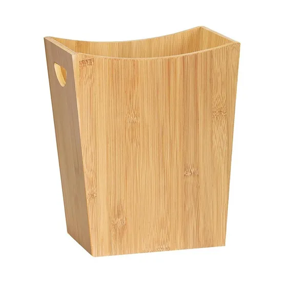Environment - Friendly Bamboo Trash Can for Kitchen