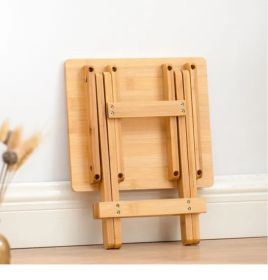 Portable Bamboo Folding Stool Outdoor Fishing Stool Camping Stool