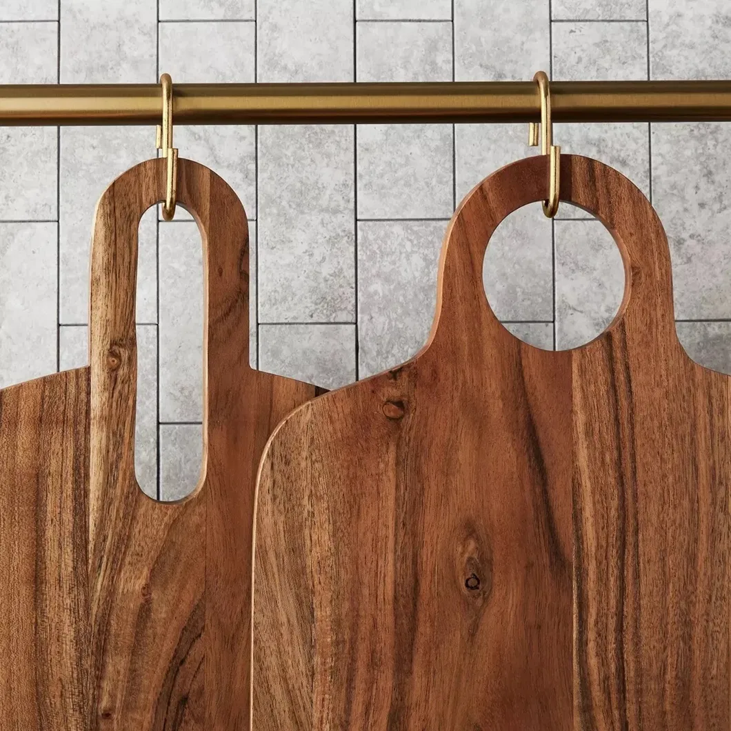 Acacia Wood Charcuterie Boards Set of 2