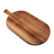 Premium Acacia Wood Paddle Cutting Board with Handle