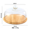 Vintage Home Use Round Bamboo Cake Stand with Lid Bulkbuy
