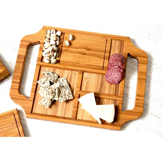 Classic Cuisine Bamboo Cheese Serving Tray Cheese Board for Beef / Snack