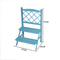 Stepped Flower Stand Vintage Plant Stand Wooden Flower Pot Holder for Garden