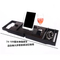 Black Color Bamboo Bathroom Caddy Tray for Bathtub