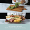 Rectangular Acacia Wood Cheese Board Charcuterie Board with Handle