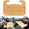 Double-Sided Bamboo Car Tray for Eating and Work