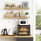 Durable Black Color 2-Tier Bamboo Kitchen Bread Storage Box