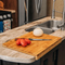 Premium Large Bamboo Chopping Board with Counter Edge Design