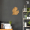 Custom Bamboo Serving Board with Slate Shape Design for Fruits