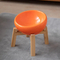 Creative Ceramic Pet Water Bowls Food Bowl with Sturdy Bamboo Base