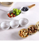 European-Style Creative Ceramic Dried Fruit Plate and Snack Plate with Wooden - Handle