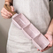 Stylish Ceramic Plate Set with Wooden Handles for Snacks