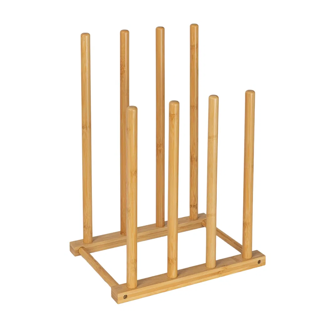 Natural Bamboo 4 Pair Boot Rack Shoes Rack