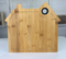 Houseshape Acacia Wood Serving Board Fruit Cutting Board with Hanging Hole