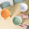 Nordic - Style Pet Ceramic Snack Food Bowl with Wooden High - Foot for Dog and Cat