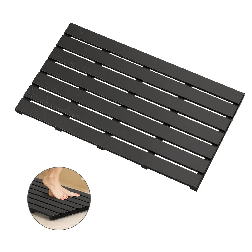 Large and Long Bamboo Door Mat Bath Mat for SPA