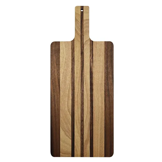 Premium Paddle Shape Acacia Wood End Grain Serving Board