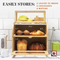 Bamboo Bread Storage Box Bread Storage Can Bread Bin