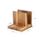 Natural Napkin Holder Stand with Salt Pepper Caddy Restaurant Lunch Organizer