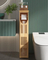 Bamboo Toilet Paper Shelf, Bathroom Organizer, Toilet Paper Holder Stand