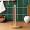 Solid Beechwood Paper Towel Dispenser Stand with Anti-Skid Base
