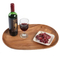 Large Acacia Wood Fruit / Dessert / Snack/ Dinner Display Tray for Kitchen