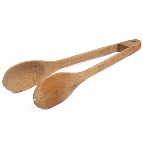 Manufacture Bamboo Kitchen Food Tongs
