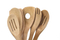 Eco Bamboo Wooden Kitchen Tools Set with Round Holder