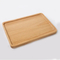 Beech Wood Serving Tray Dinner Snack Plates in Rectangular Shape