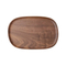 Custom Rectangular Round and Square Black Walnut Wooden Serving Tray / Dinner Plate