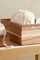 Acacia Wood Storage Box Storage Bin Set of 2 with Handle