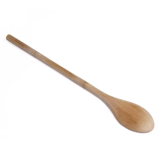 Long and Round Handle Bamboo Coffee Spoon