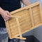 100% Natural Bamboo Bed Tray Table with Foldable Legs
