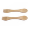 Supply Reusable Bamboo Spork Set Bamboo Fork and Spoon
