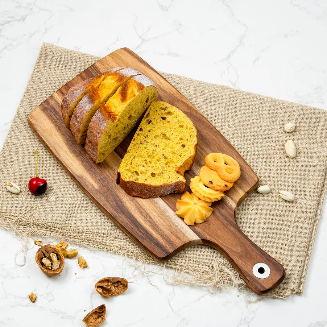Wholesale Kitchen Products Acacia Wood Cheese Cutting Board with Handle
