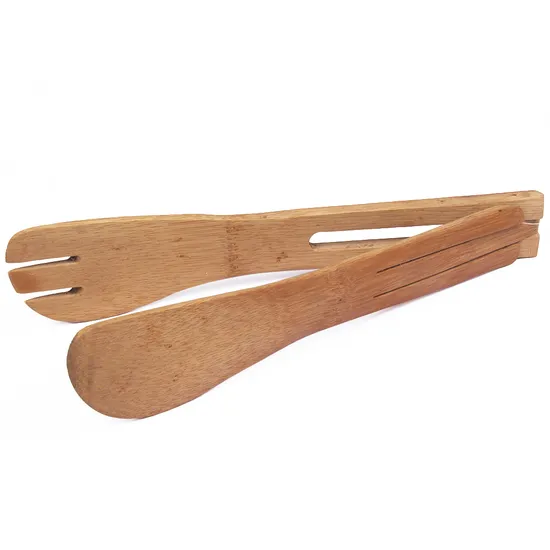 Wholesale Wide Bamboo Bread Tongs