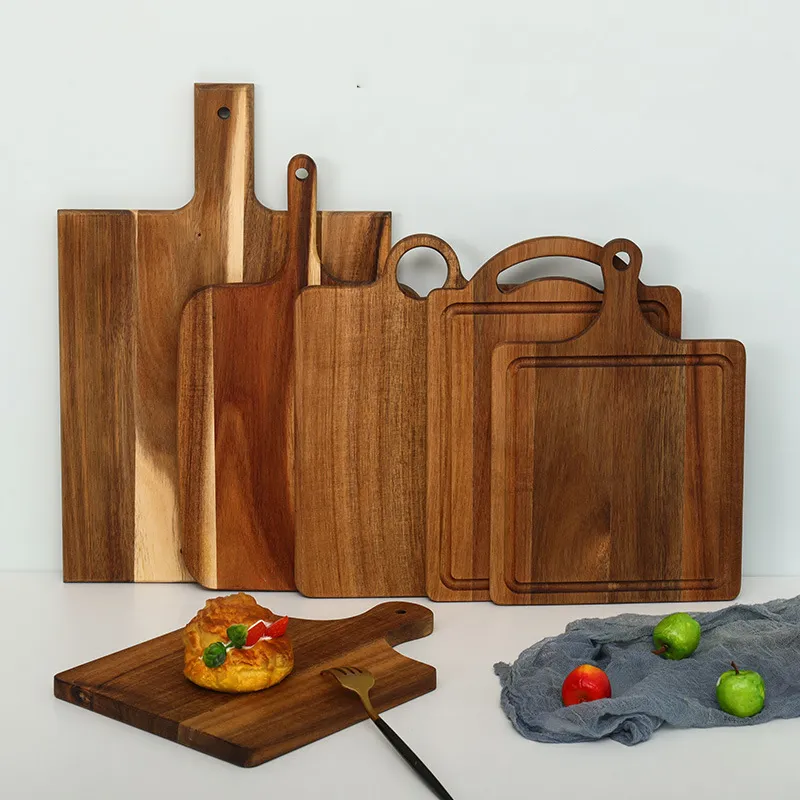 Premium Double-Sided Wood Cutting Board for Table