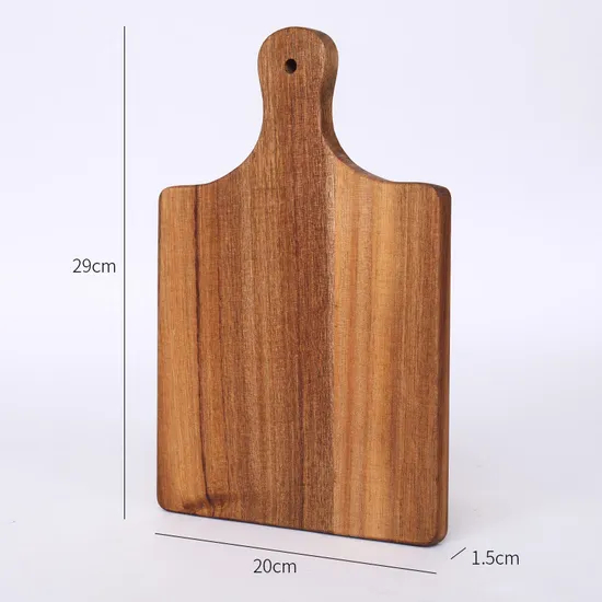 Multifunctional Wood Serving Board with Handle
